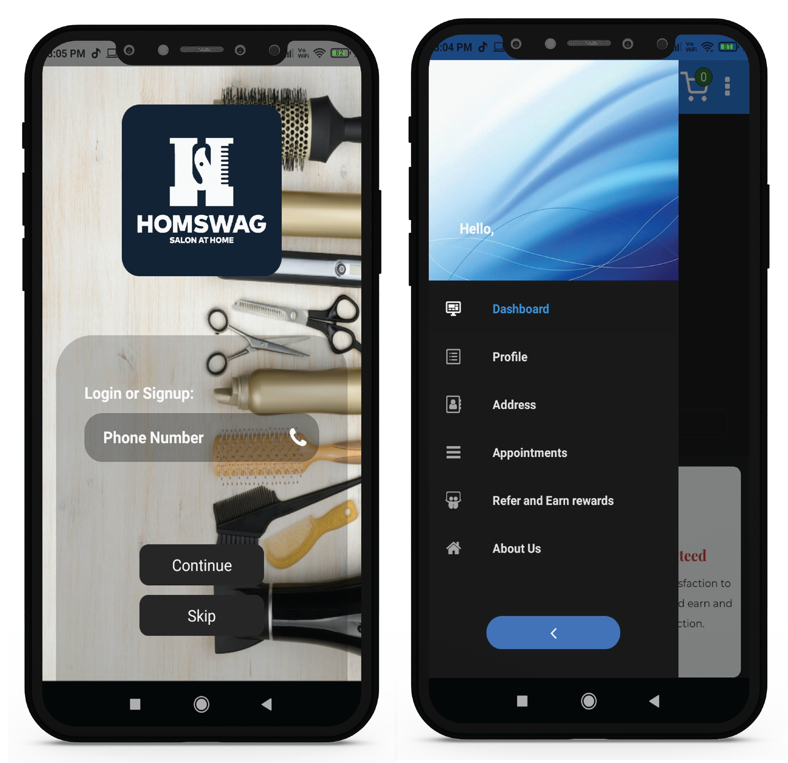 HomSwag - Salon At Home